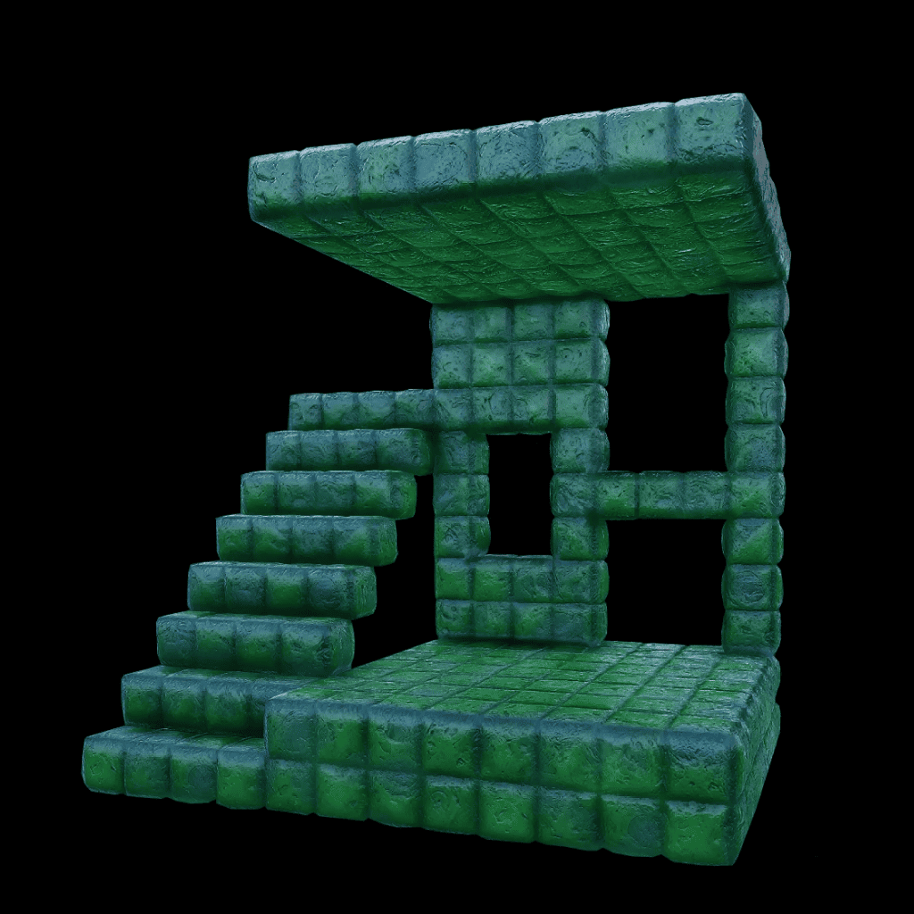Green Luminescent Block in Enshrouded