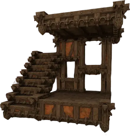 Half-timbered Shell Limestone Block in Enshrouded