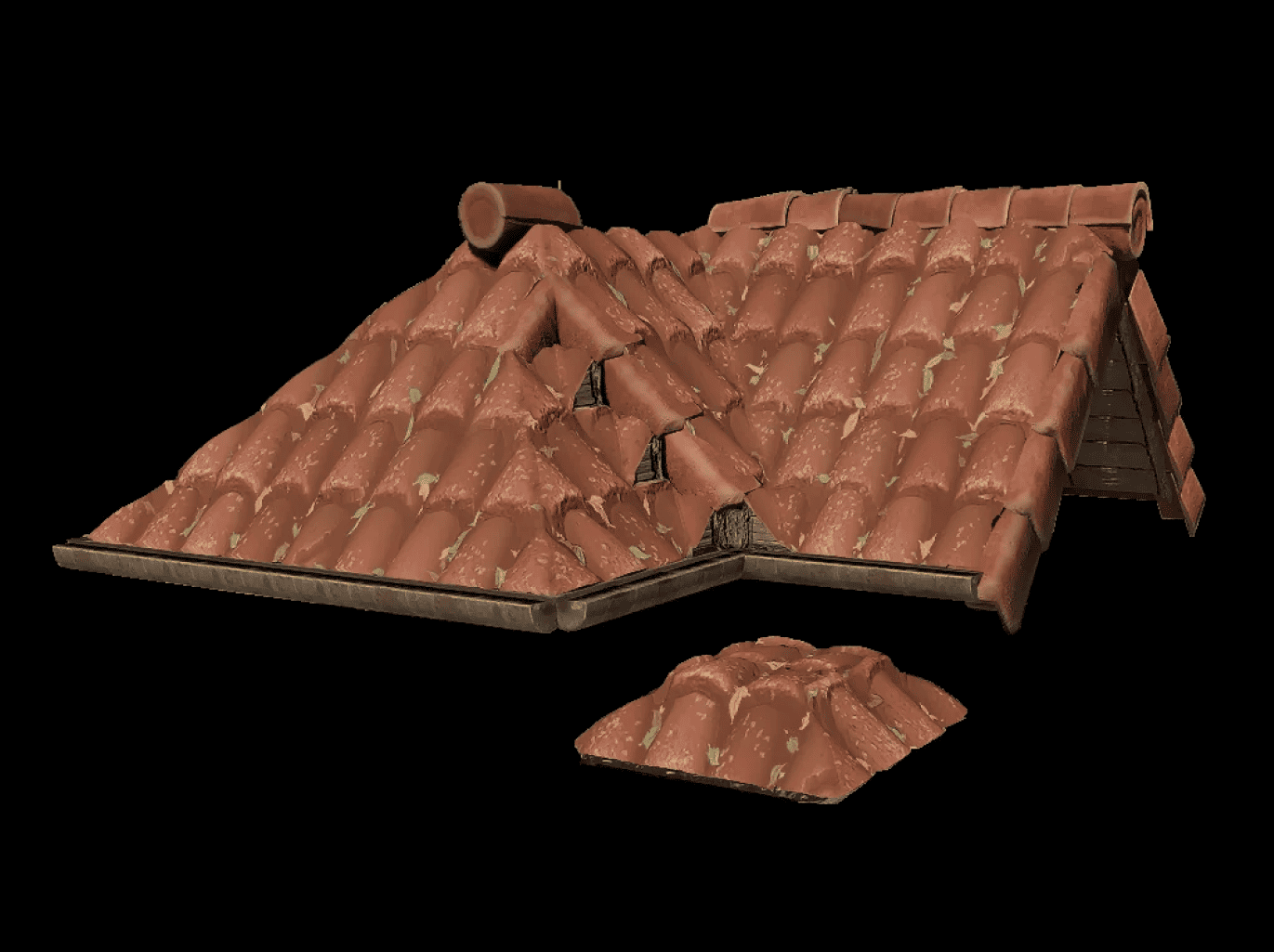 Roof Tiles Block in Enshrouded